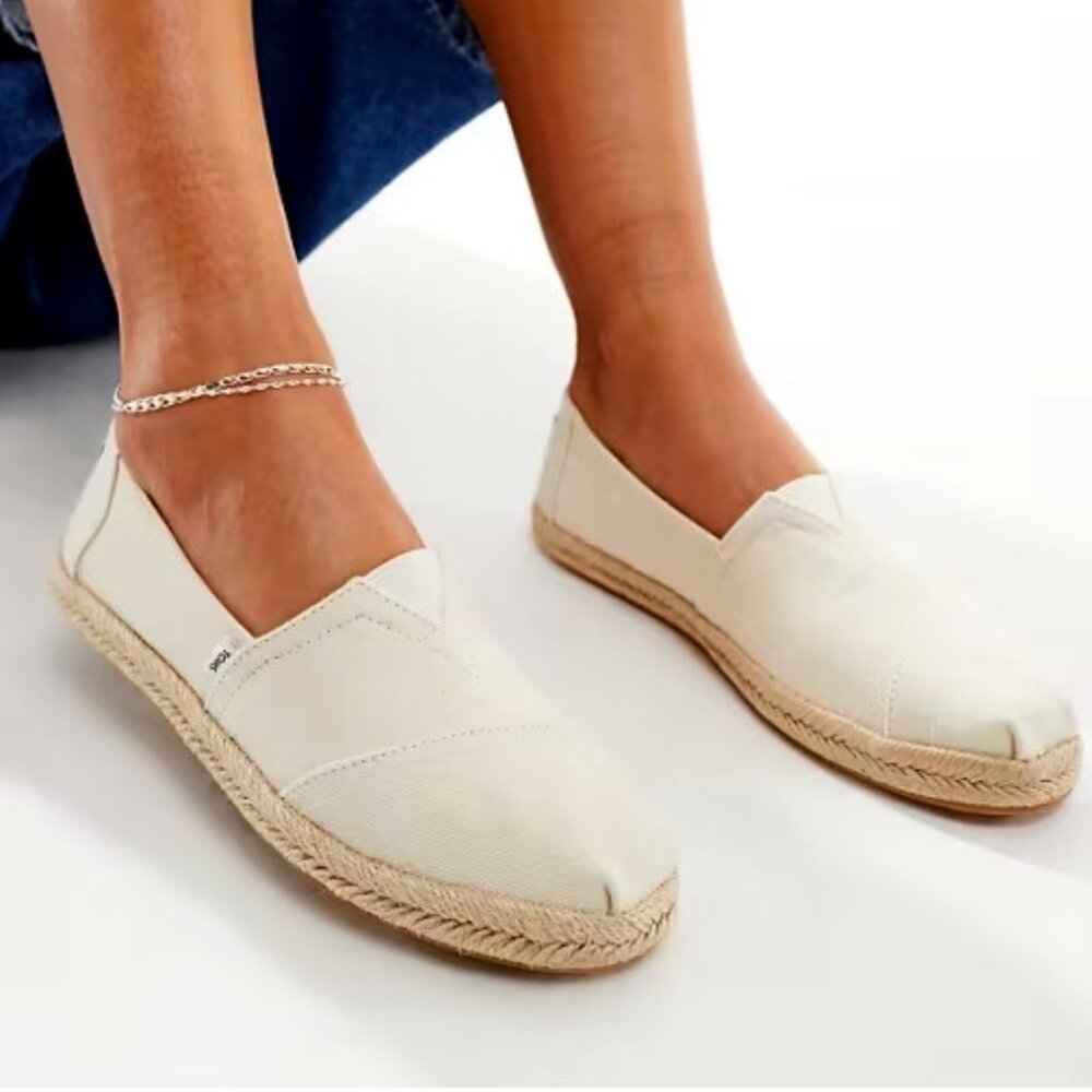 New Toms Alpargata Rope 2.0 Espadrille Slip-On Flats